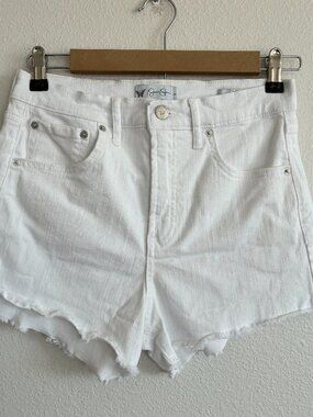 Jessica Simpson Beloved High Waist White Jean Shorts